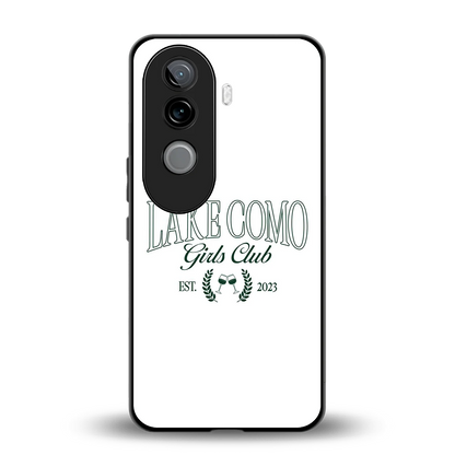 Lake Como back phone cover | glass case for vivo v40e