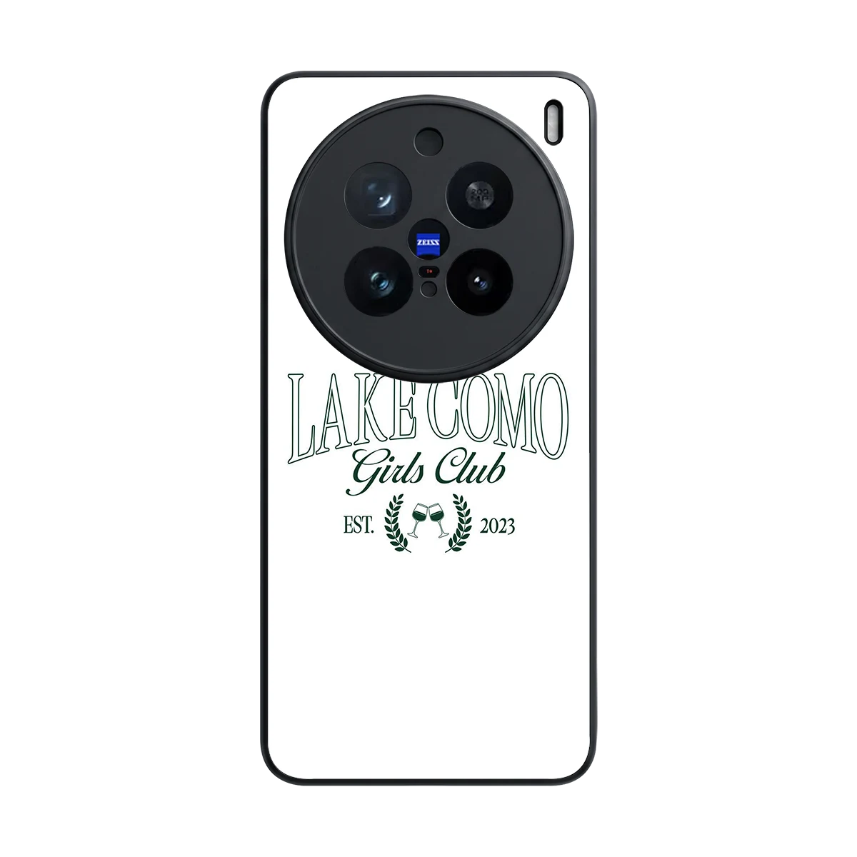 Lake Como back phone cover | glass case for vivo x200 pro