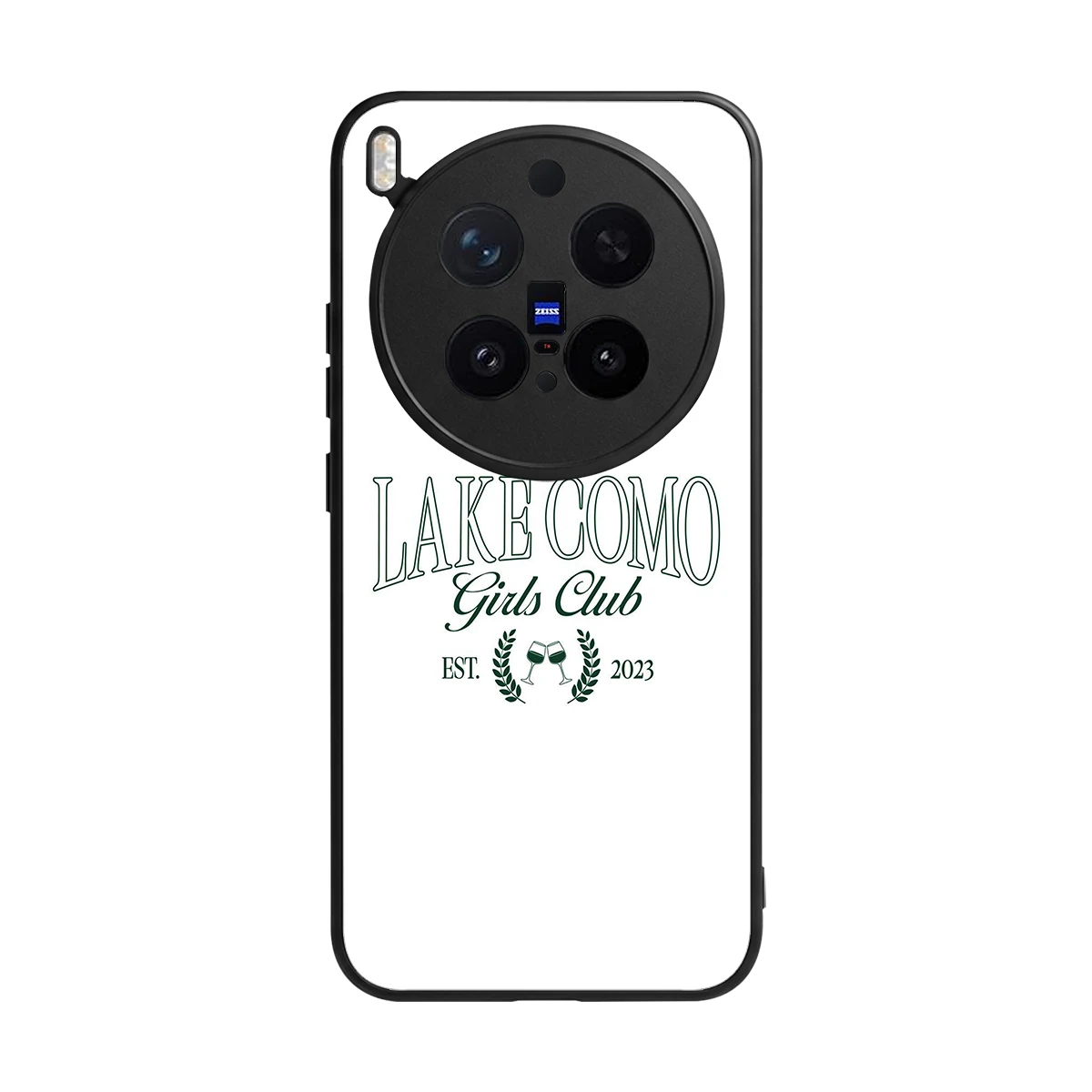 Lake Como back phone cover | glass case for vivo x300 pro