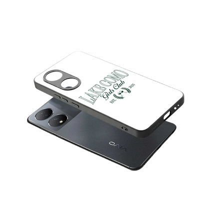 Lake Como sleek Vivo-y100 cover with tempered glass back and TPU edges
