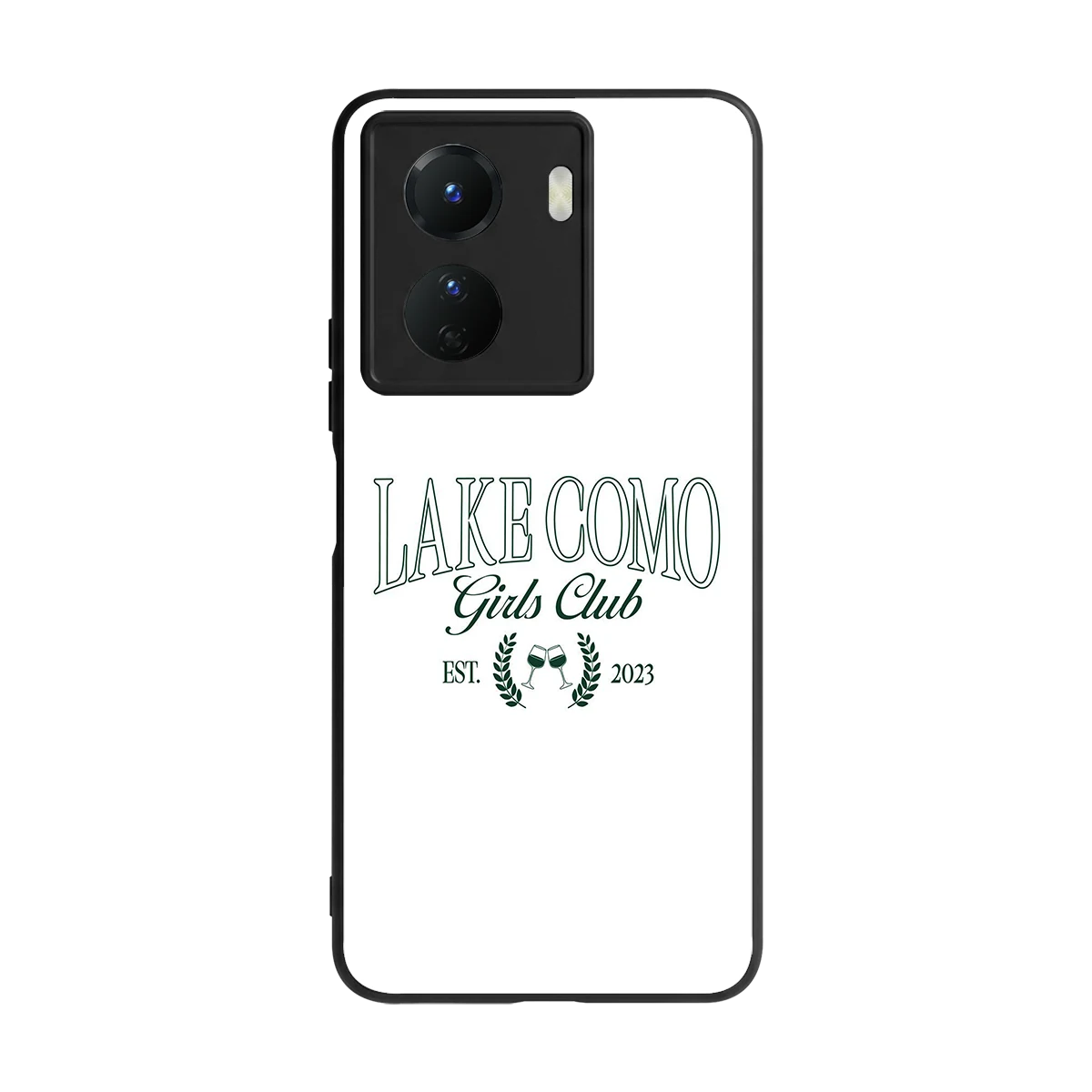 Lake Como back phone cover | glass case for vivo y16