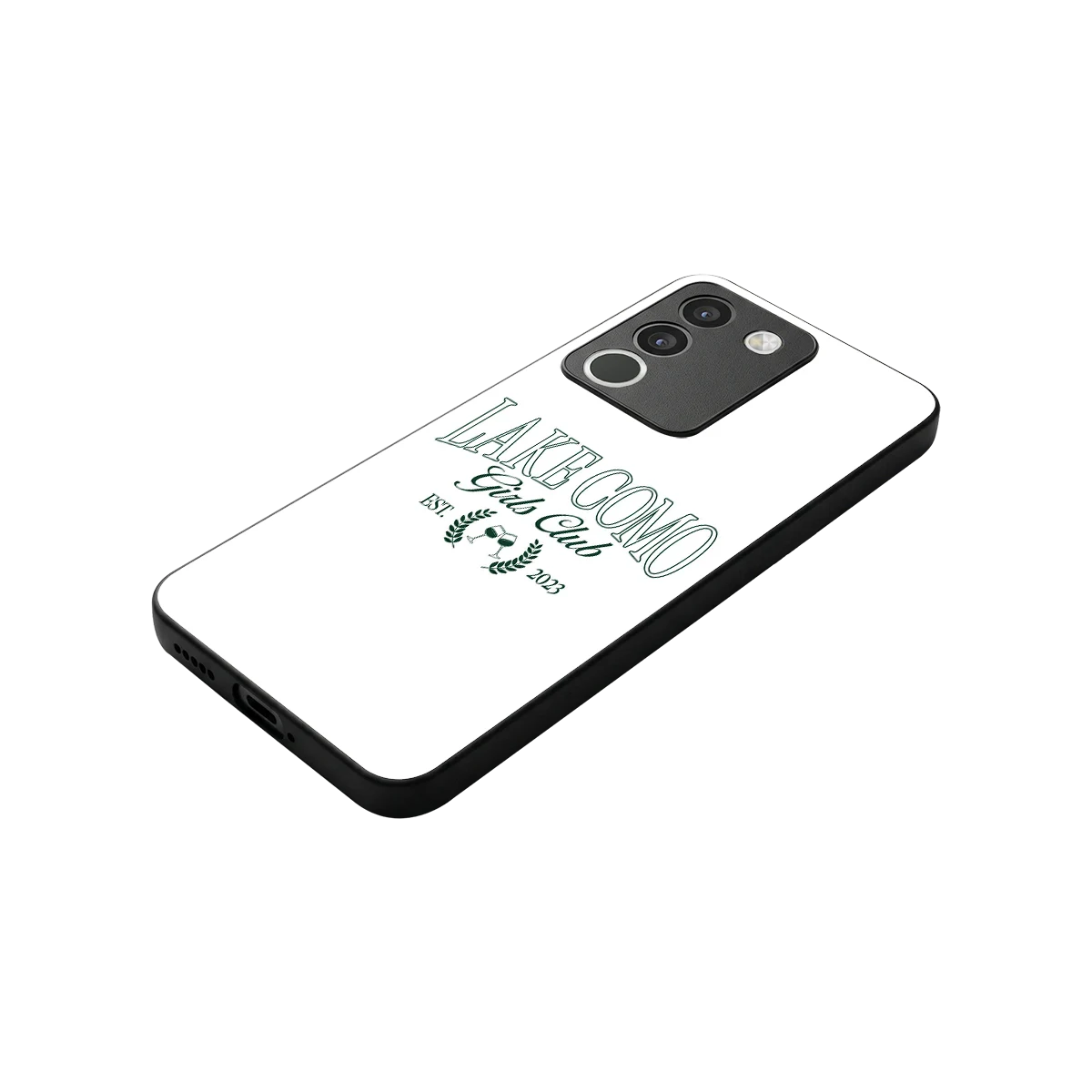 Lake Como stylish phone case for vivo y200 5g | glossy glass and slim fit