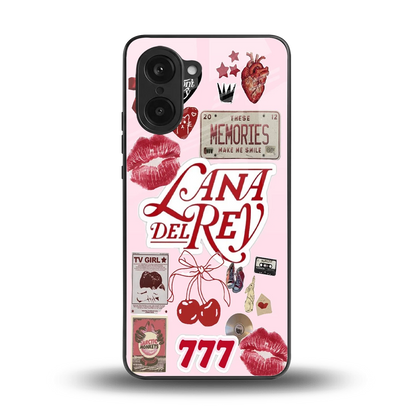 Lana Del Rey Collage back phone cover | glass case for oneplus nord ce5 5g