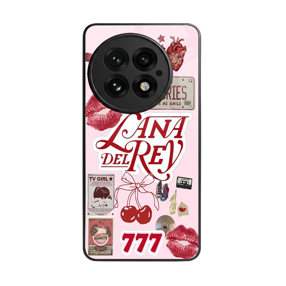 Lana Del Rey Collage back phone cover | glass case for oneplus 13