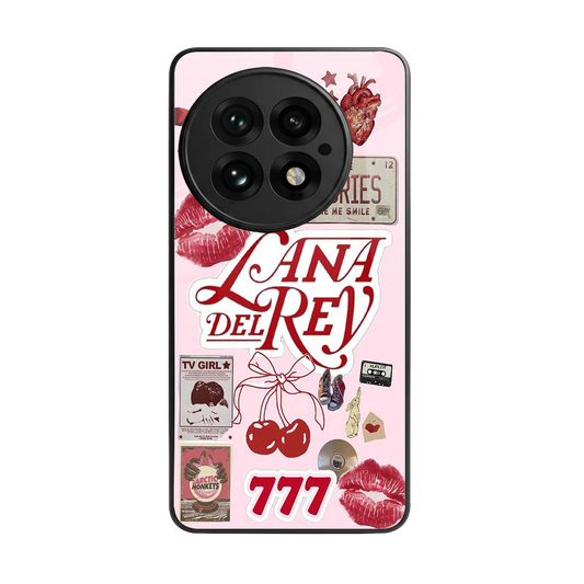 Lana Del Rey Collage back phone cover | glass case for oneplus 13