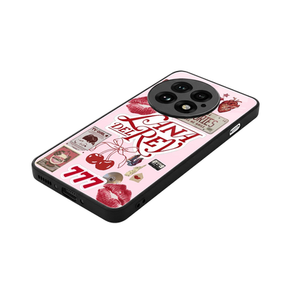 Lana Del Rey Collage stylish phone case for oneplus 13 | glossy glass and slim fit