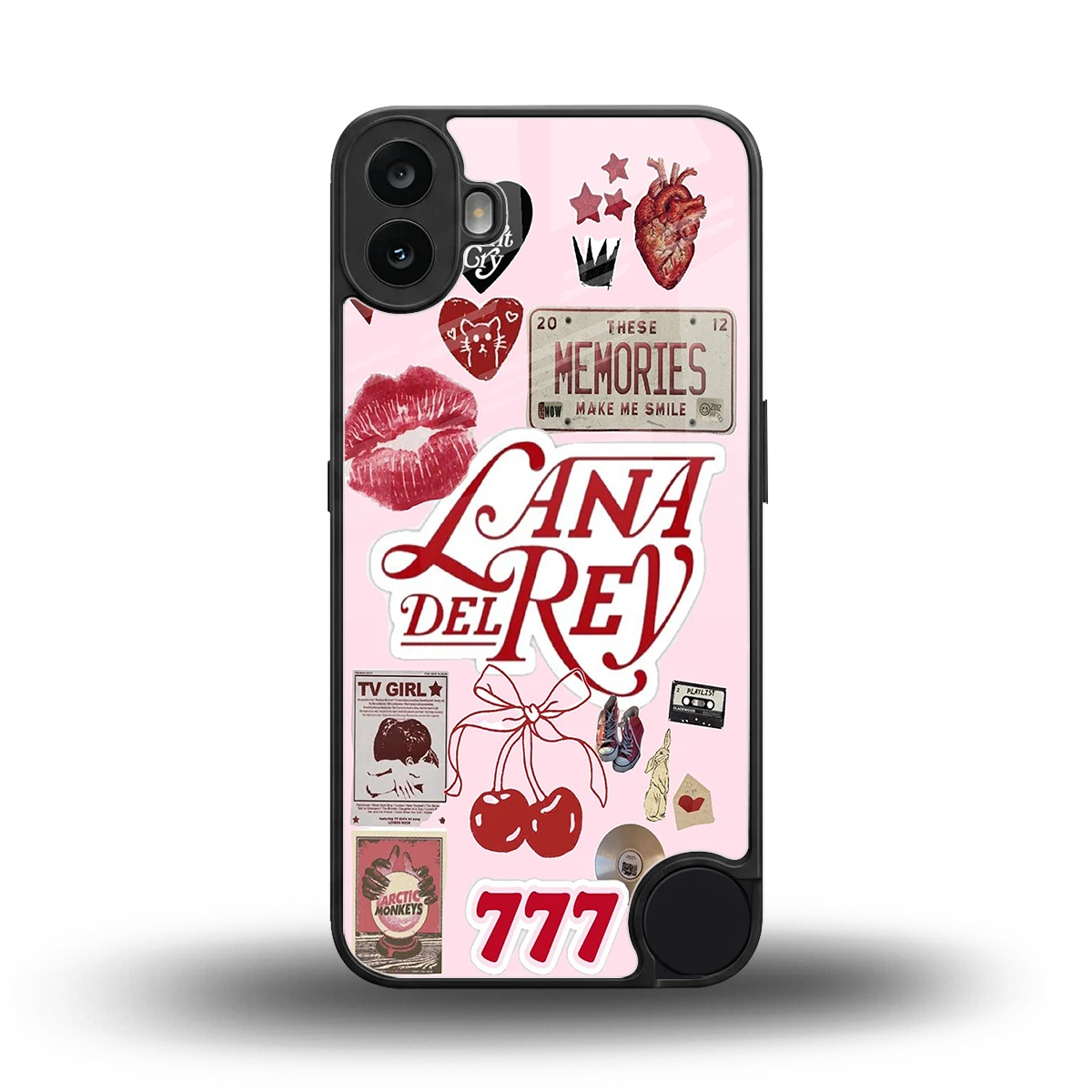 Lana Del Rey Collage back phone cover | glass case for cmf nothing phone 1