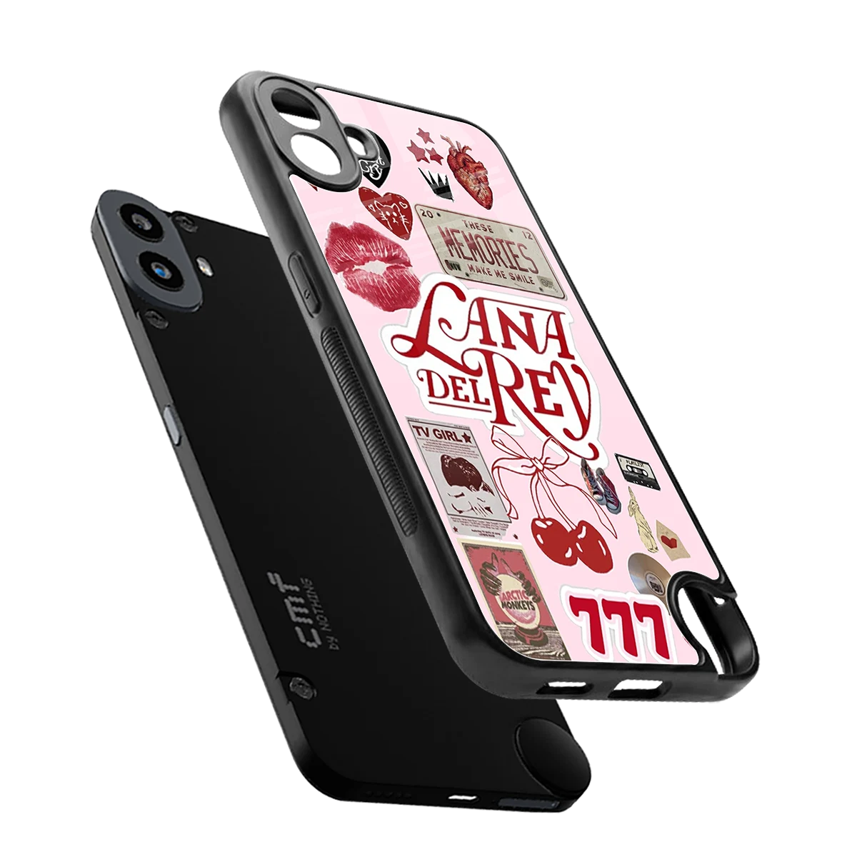 Lana Del Rey Collage sleek cmf nothing phone 1 cover with tempered glass back and TPU edges