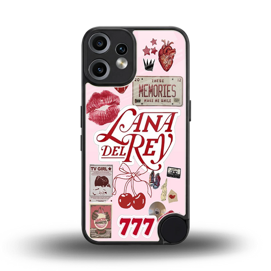 Lana Del Rey Collage back phone cover | glass case for cmf nothing phone 2 pro