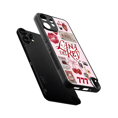 Lana Del Rey Collage sleek cmf nothing phone 2 pro cover with tempered glass back and TPU edges