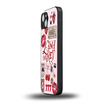 Lana Del Rey Collage iphone 13 mobile cover | shockproof glass phone case