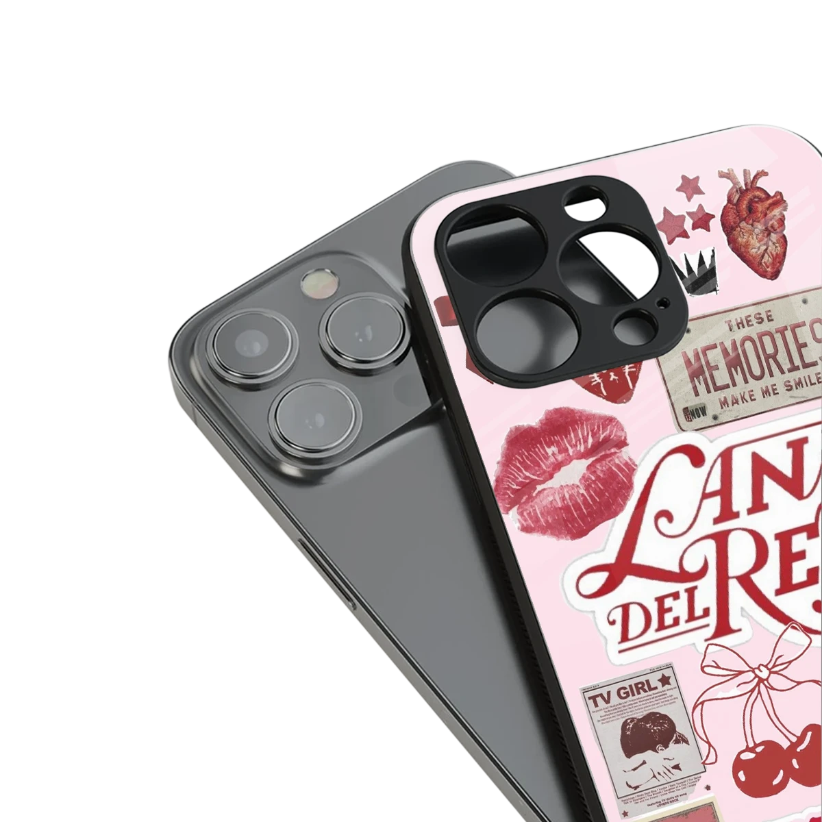 Lana Del Rey Collage stylish phone case for iphone 15 | glossy glass and slim fit