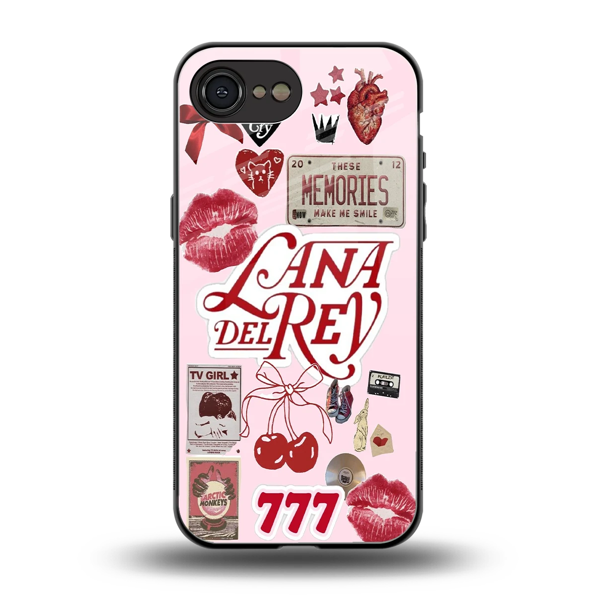 Lana Del Rey Collage back phone cover | glass case for iphone 16e