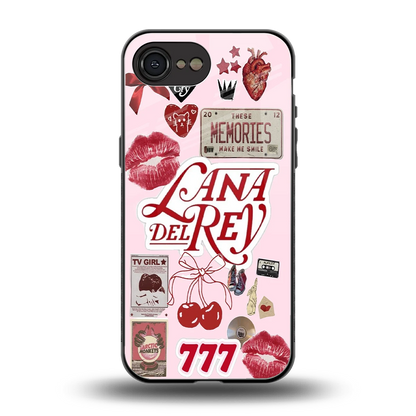 Lana Del Rey Collage back phone cover | glass case for iphone 16e