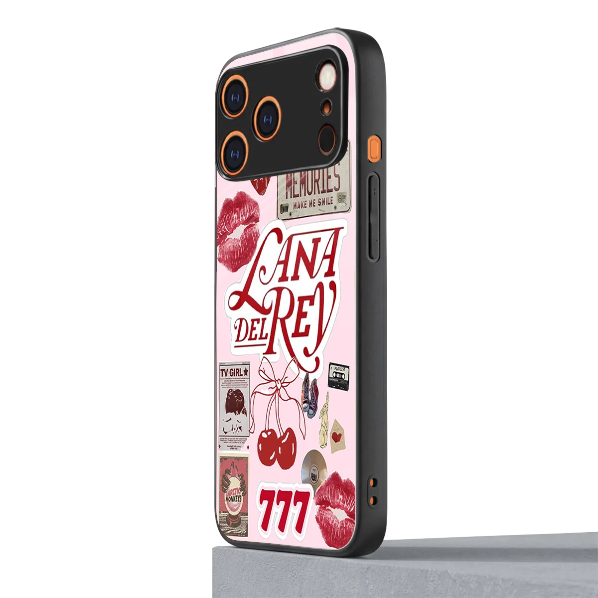 Lana Del Rey Collage iphone 17 pro mobile cover | shockproof glass phone case