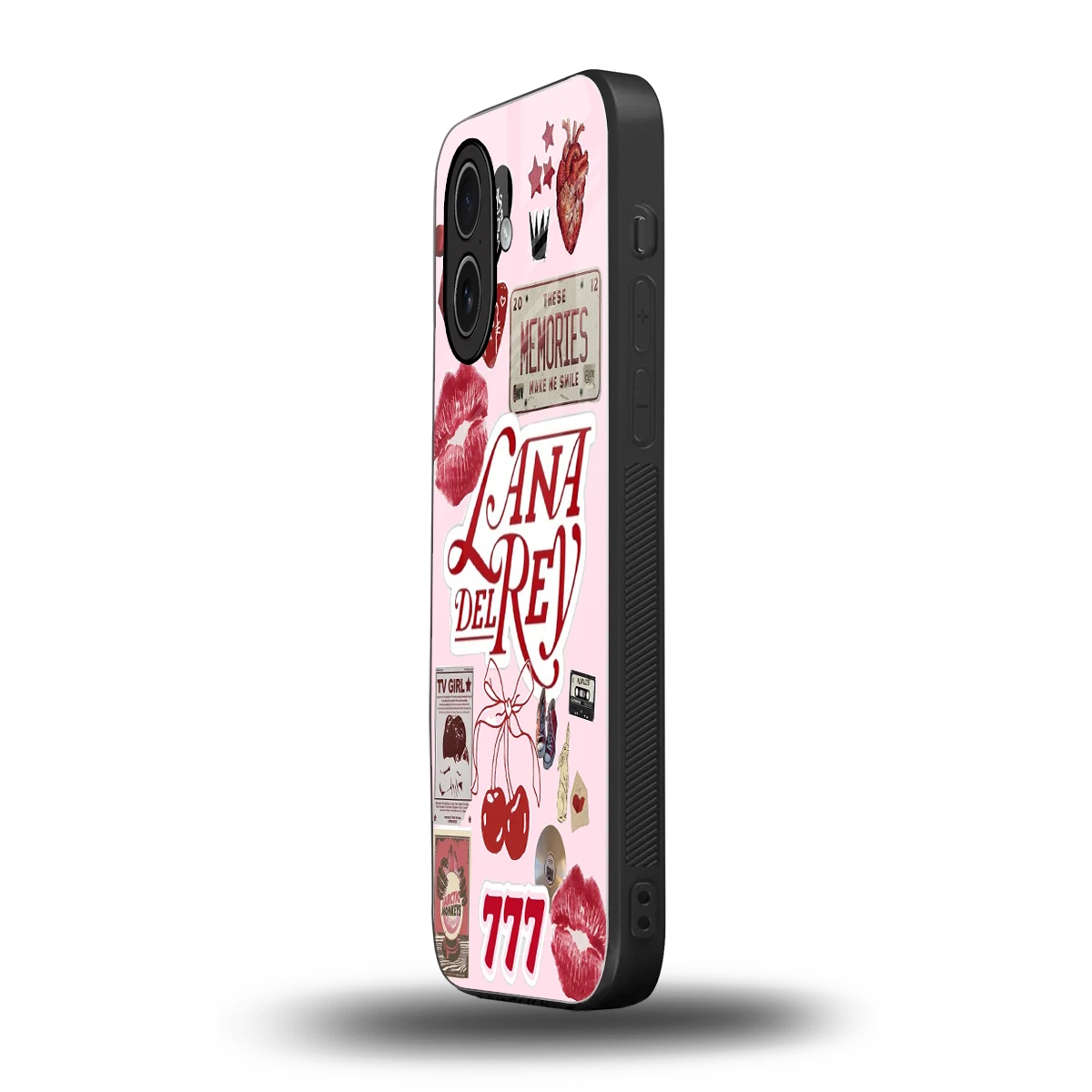 Lana Del Rey Collage iphone 17 mobile cover | shockproof glass phone case