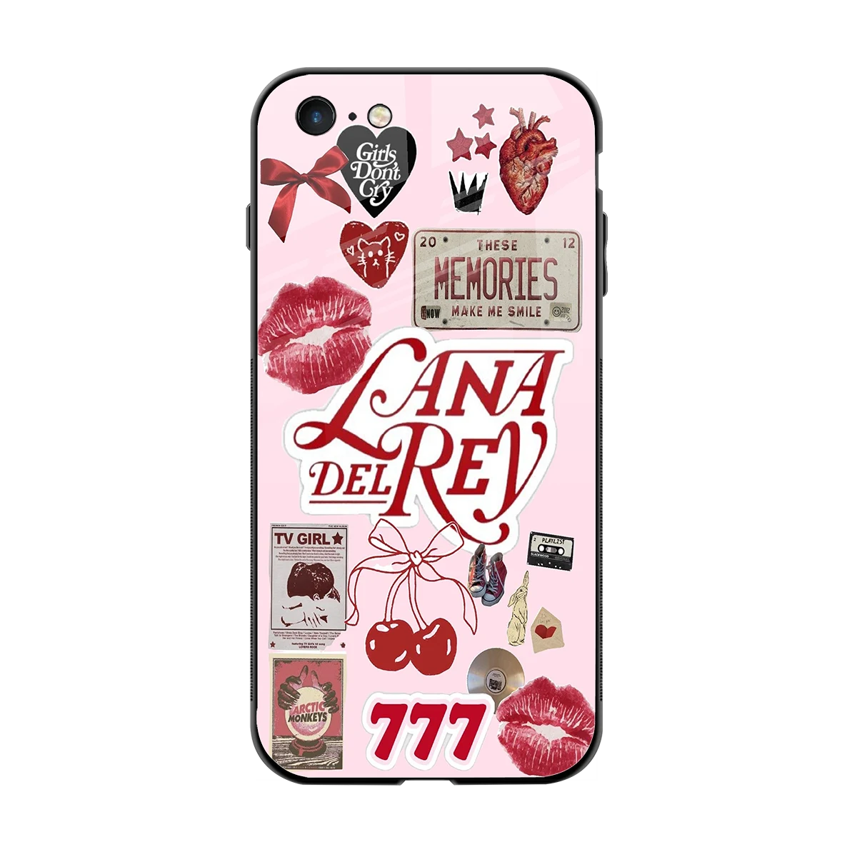Lana Del Rey Collage back phone cover | glass case for iphone 6