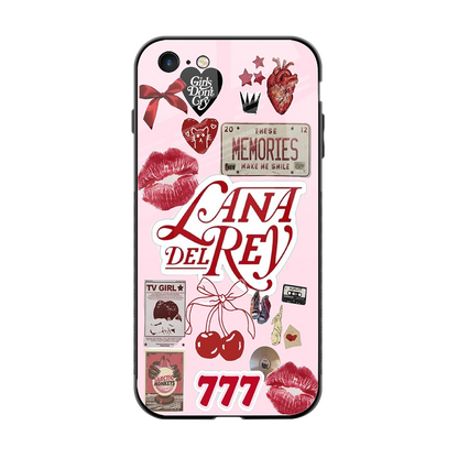 Lana Del Rey Collage back phone cover | glass case for iphone 6s plus