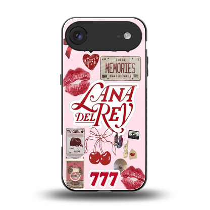 Lana Del Rey Collage back phone cover | glass case for iphone air