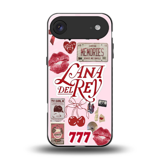 Lana Del Rey Collage back phone cover | glass case for iphone air