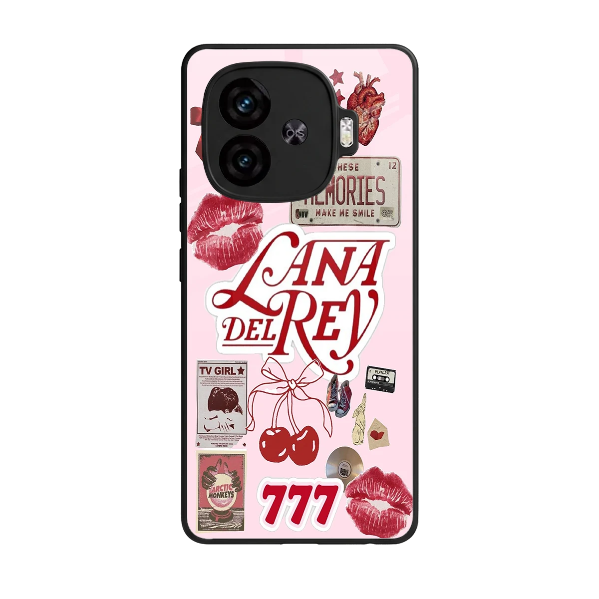 Lana Del Rey Collage back phone cover | glass case for iqoo neo 10r 5g