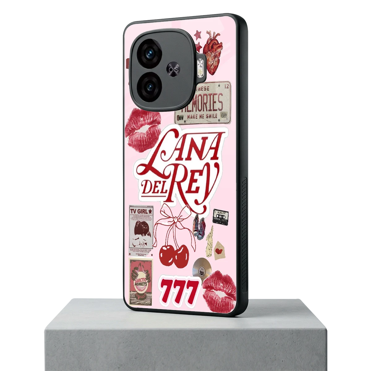 Lana Del Rey Collage iqoo neo 10r 5g mobile cover | shockproof glass phone case