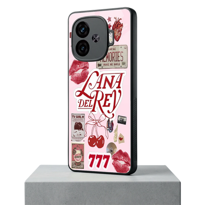 Lana Del Rey Collage iqoo neo 10r 5g mobile cover | shockproof glass phone case