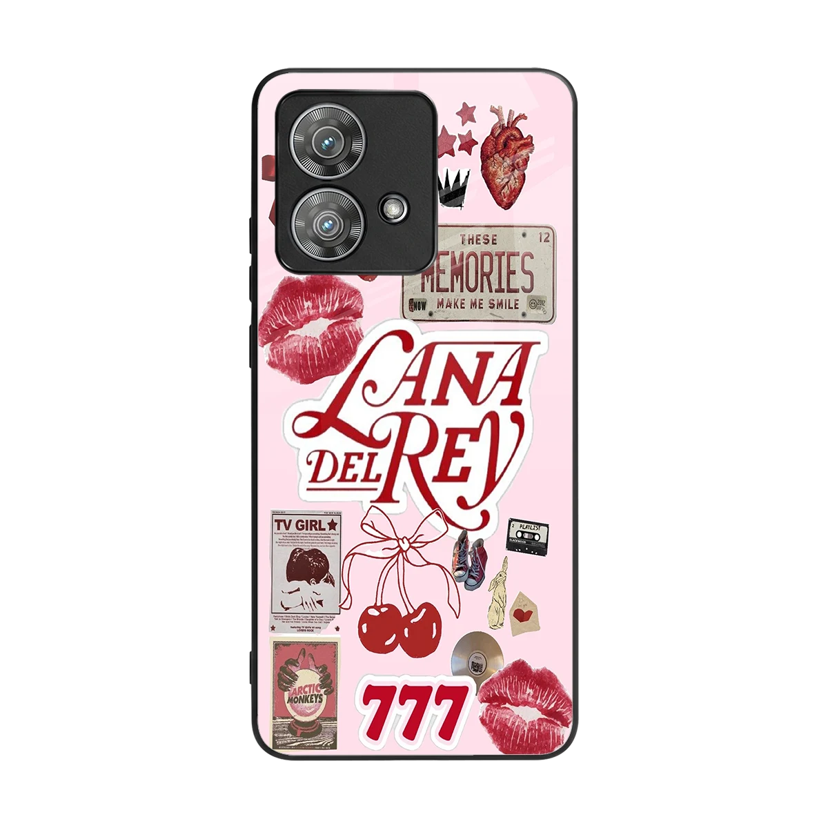 Lana Del Rey Collage back phone cover | glass case for motorola edge 40 neo 5g