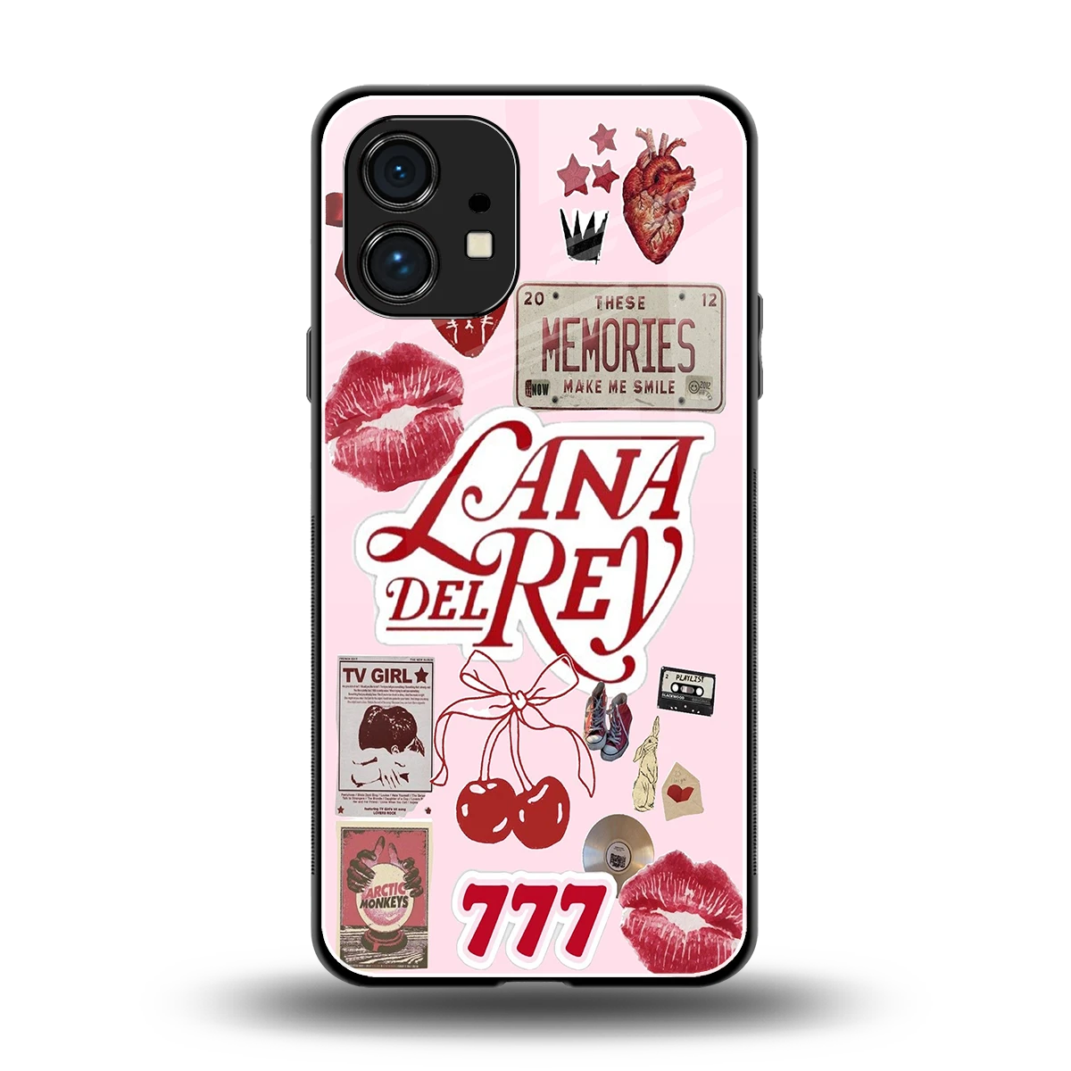 Lana Del Rey Collage back phone cover | glass case for nothing phone 1