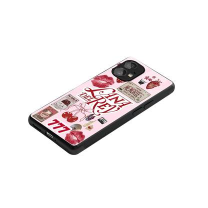 Lana Del Rey Collage stylish phone case for nothing phone 1 | glossy glass and slim fit