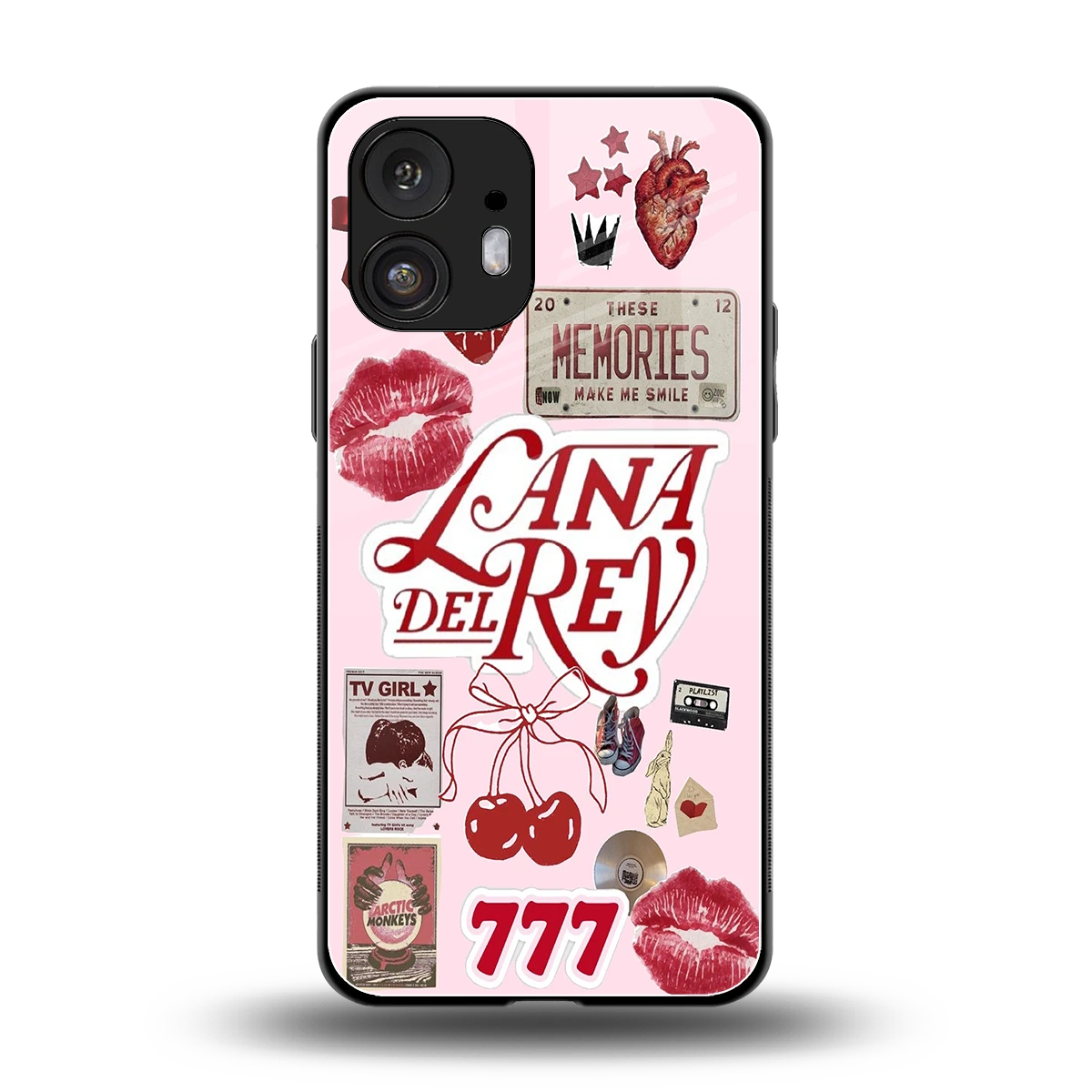 Lana Del Rey Collage back phone cover | glass case for nothing phone 2