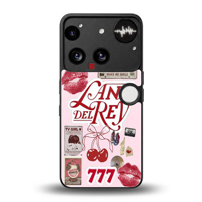 Lana Del Rey Collage back phone cover | glass case for nothing phone 3