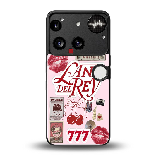 Lana Del Rey Collage back phone cover | glass case for nothing phone 3
