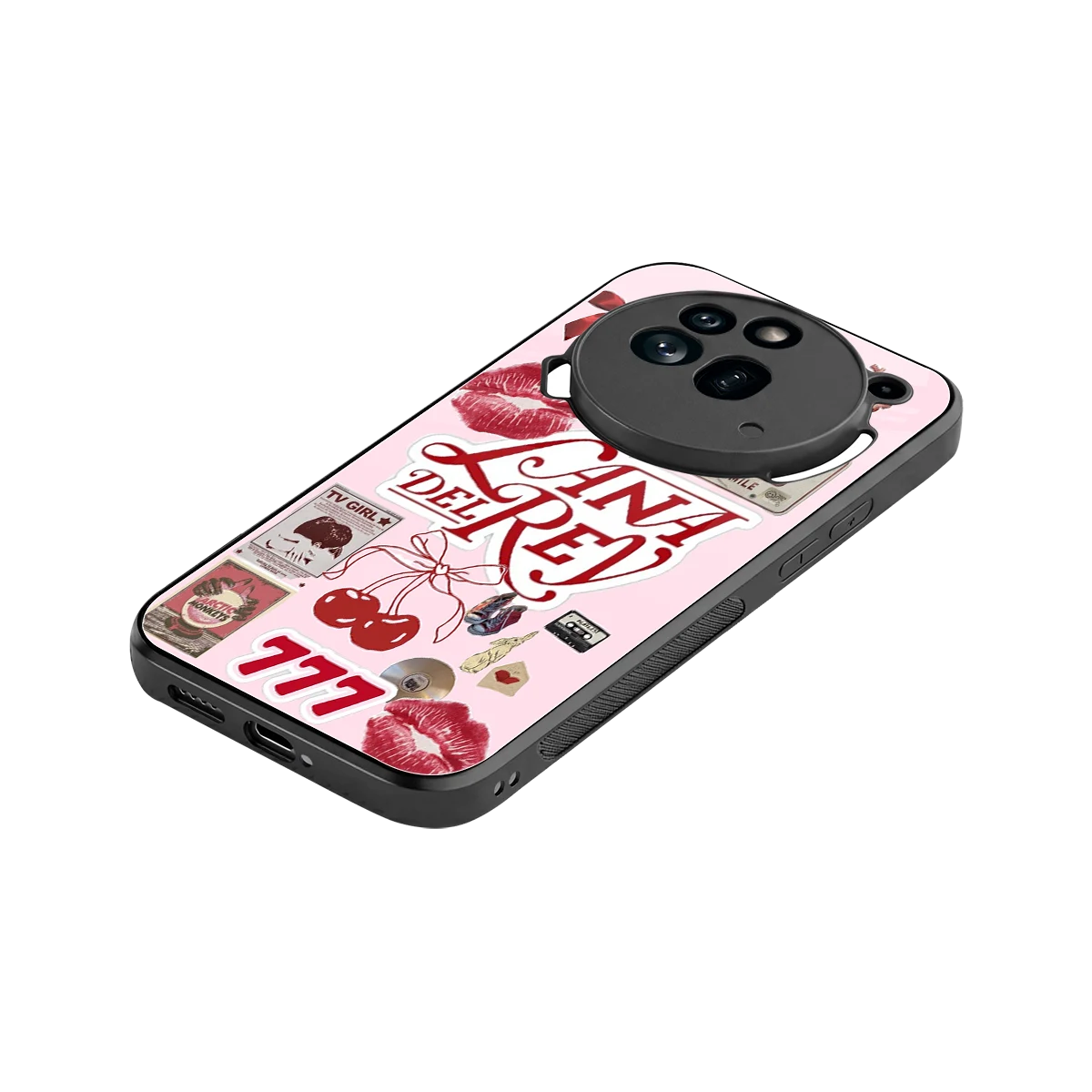Lana Del Rey Collage stylish phone case for nothing phone 3a pro | glossy glass and slim fit