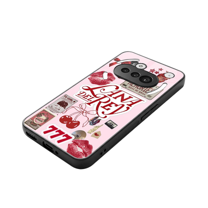 Lana Del Rey Collage stylish phone case for nothing phone 3a | glossy glass and slim fit