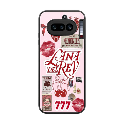 Lana Del Rey Collage back phone cover | glass case for nothing phone 4a