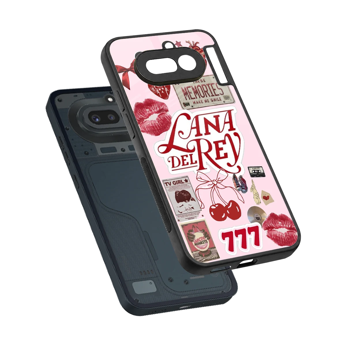 Lana Del Rey Collage sleek nothing phone 4a cover with tempered glass back and TPU edges