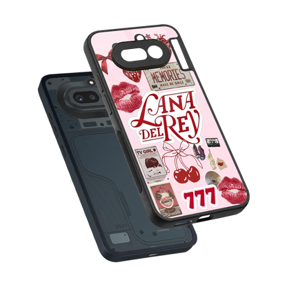 Lana Del Rey Collage sleek nothing phone 4a cover with tempered glass back and TPU edges