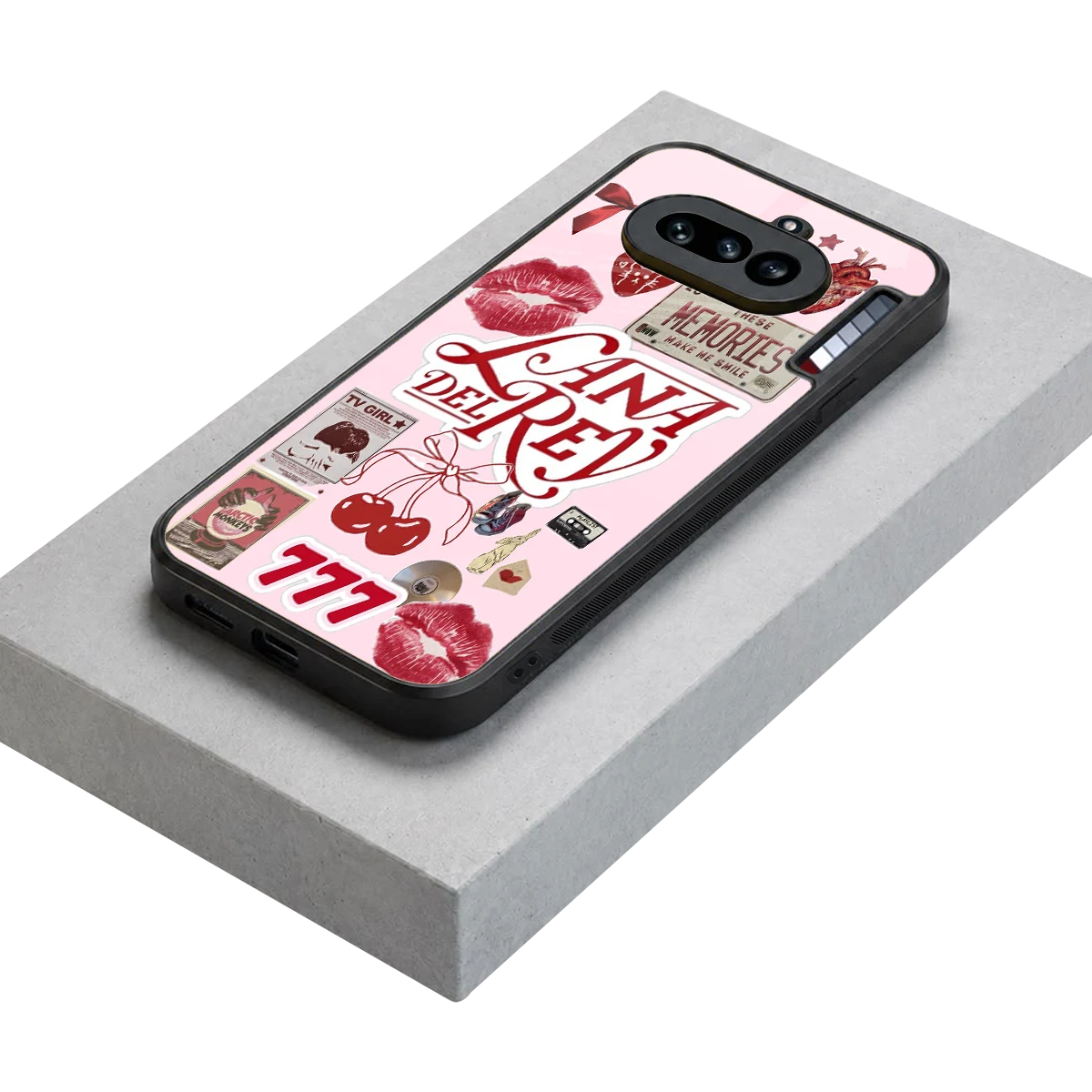 Lana Del Rey Collage stylish phone case for nothing phone 4a | glossy glass and slim fit