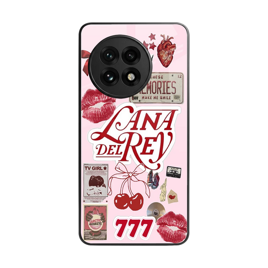 Lana Del Rey Collage back phone cover | glass case for oneplus 13r