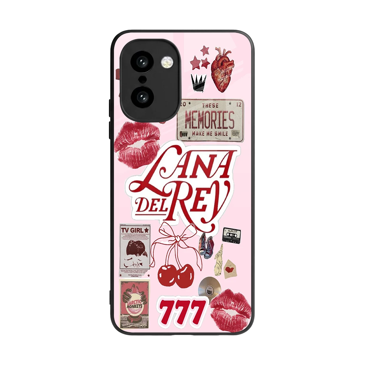 Lana Del Rey Collage back phone cover | glass case for oneplus 15r