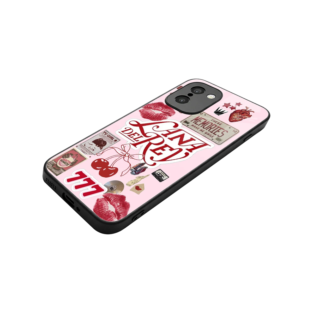 Lana Del Rey Collage stylish phone case for oneplus 15r | glossy glass and slim fit