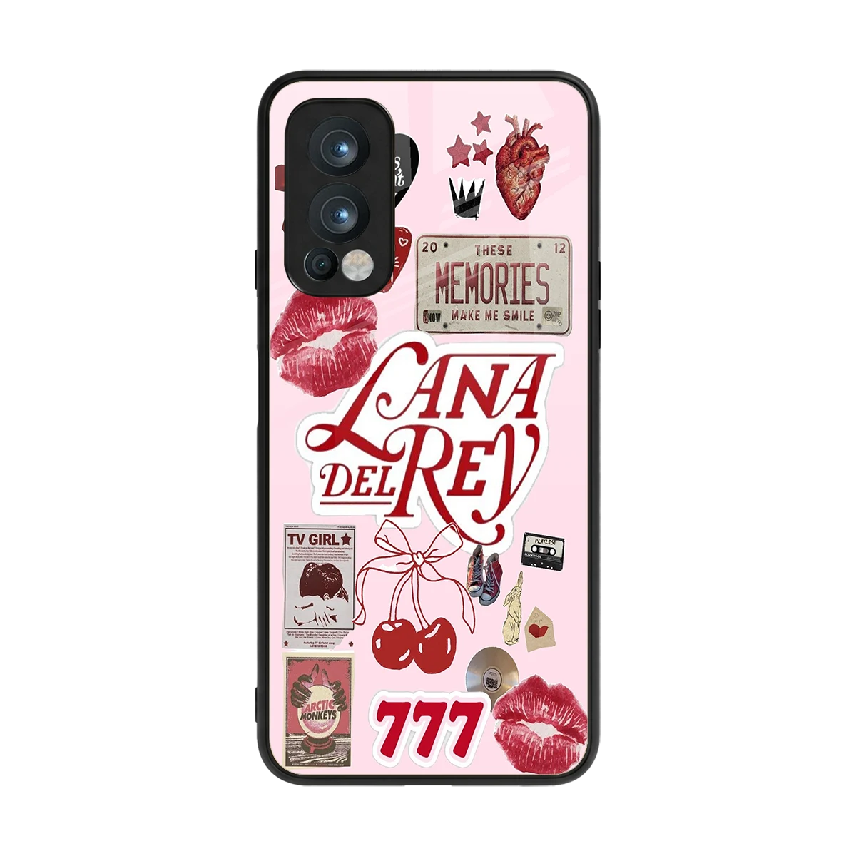 Lana Del Rey Collage back phone cover | glass case for oneplus nord 2