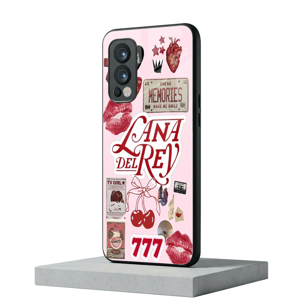 Lana Del Rey Collage oneplus nord 2 mobile cover | shockproof glass phone case