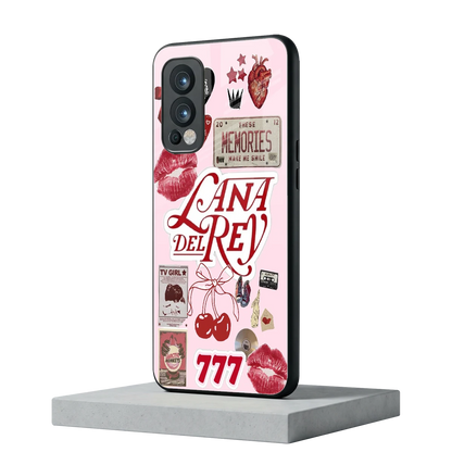 Lana Del Rey Collage oneplus nord 2 mobile cover | shockproof glass phone case