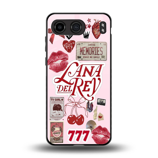 Lana Del Rey Collage back phone cover | glass case for oneplus nord 4