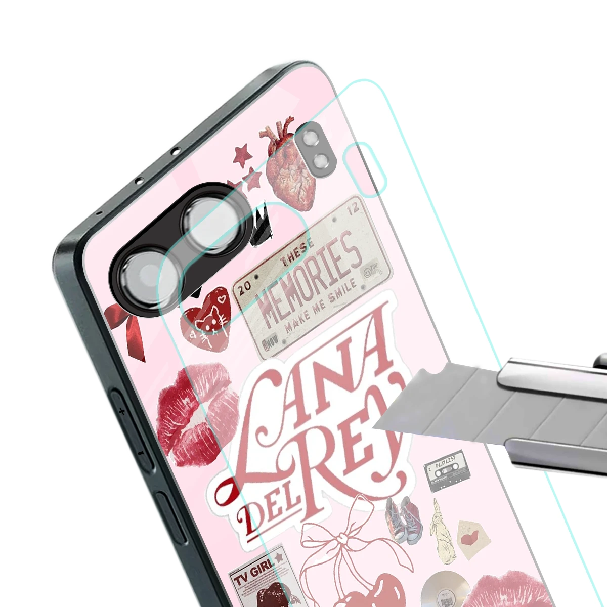 Lana Del Rey Collage stylish phone case for oneplus nord 4 | glossy glass and slim fit