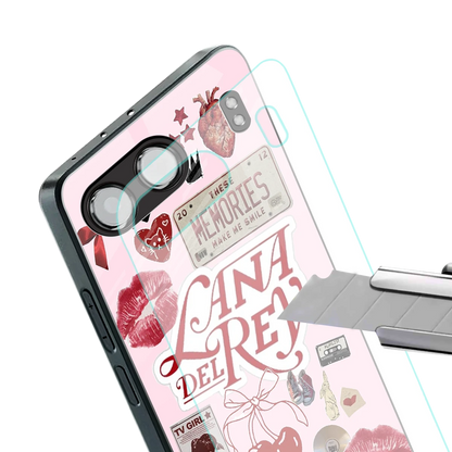 Lana Del Rey Collage stylish phone case for oneplus nord 4 | glossy glass and slim fit