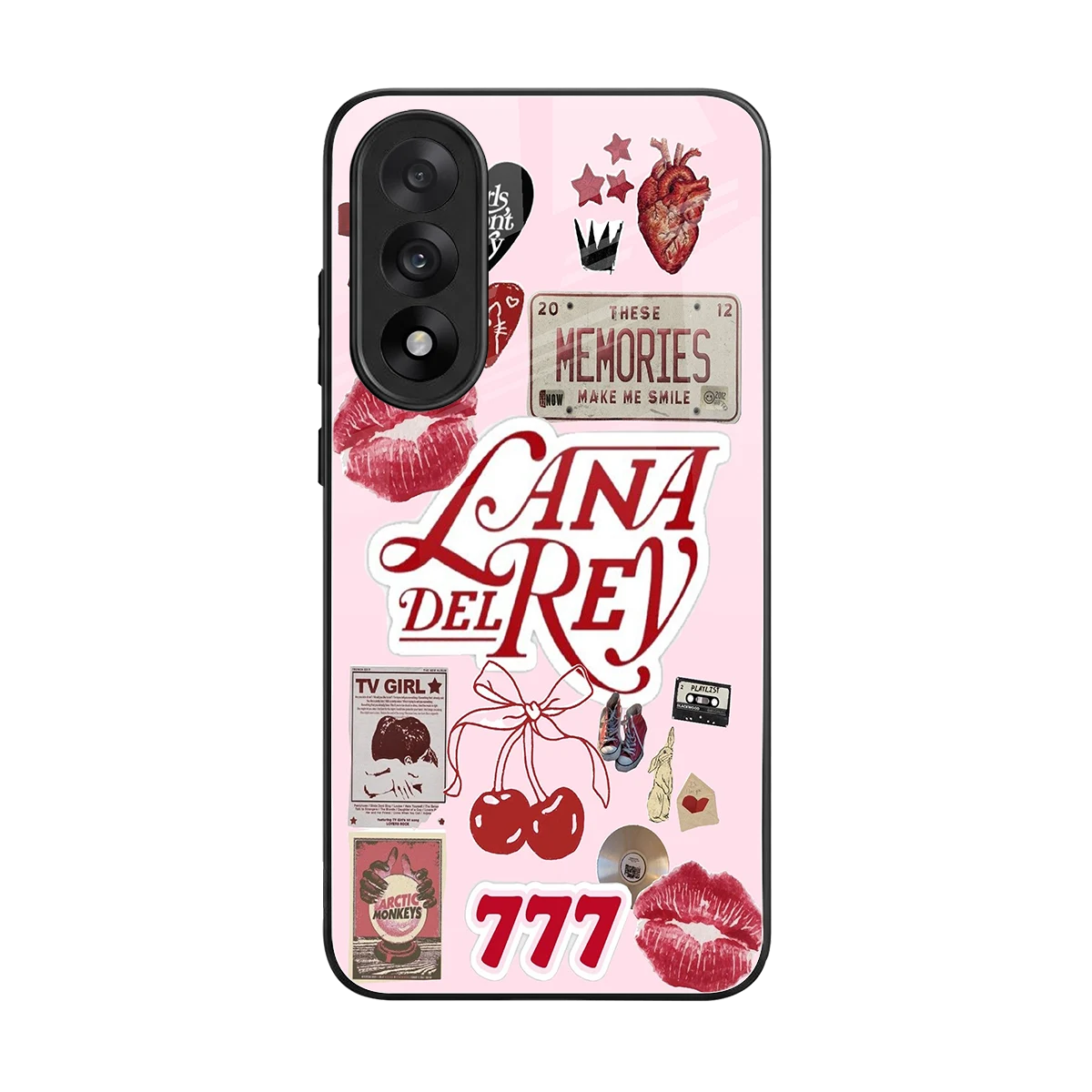 Lana Del Rey Collage back phone cover | glass case for oneplus nord 5