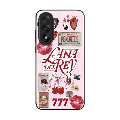 Lana Del Rey Collage back phone cover | glass case for oneplus nord 5
